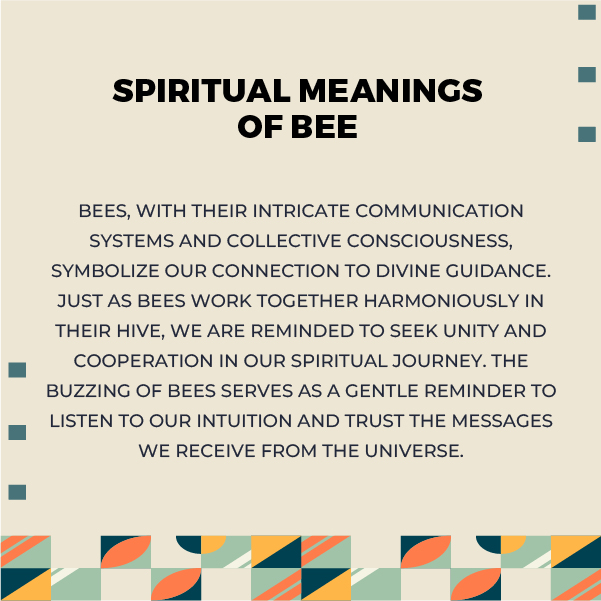 Bee Spiritual Meanings