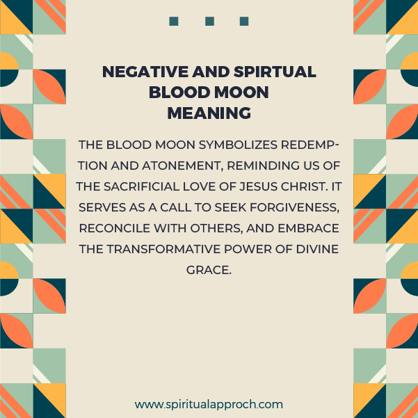 Negative Blood Moon Spiritual Meanings