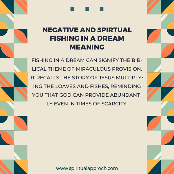 Negative Spiritual Meanings of Fishing in a Dream