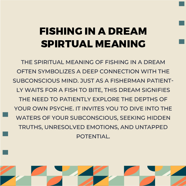 Spiritual Meanings of Fishing in a Dream
