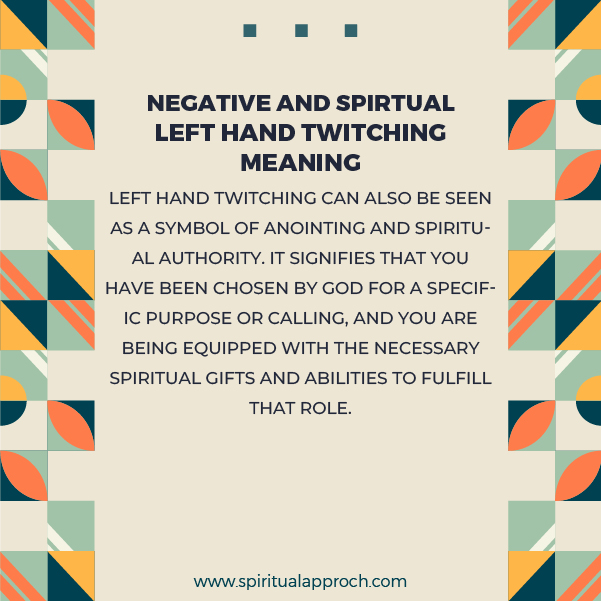 Negative Spiritual Left Hand Twitching Superstition Meanings