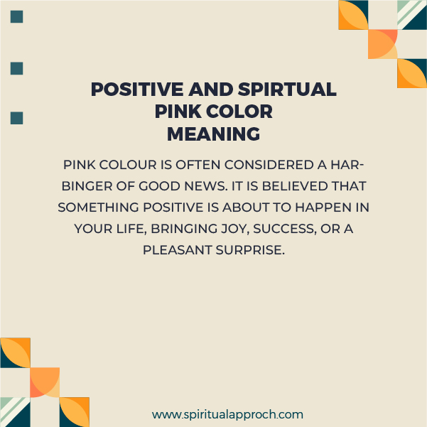 Positive Pink Color Meanings