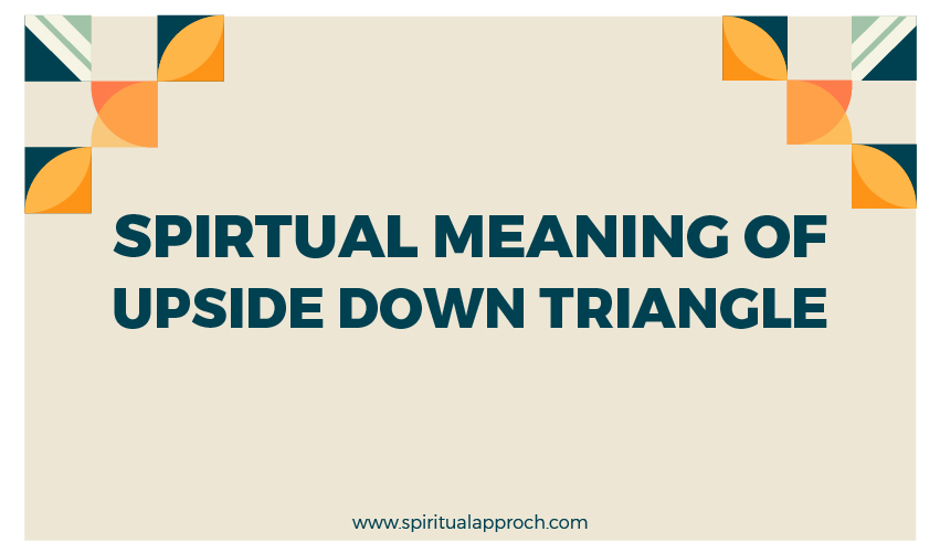 Spiritual Upside Down Triangle Symbol