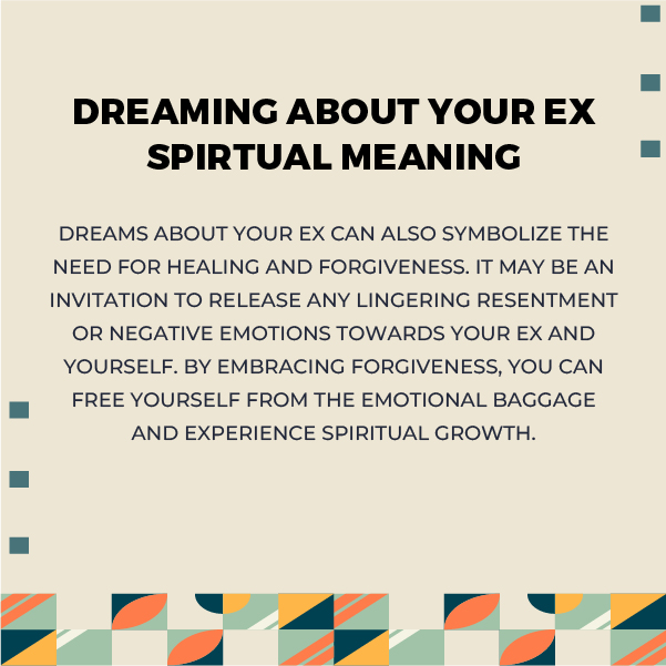 Spiritual Dreaming About Your Ex Meanings