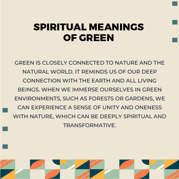 Green Spiritual Meanings