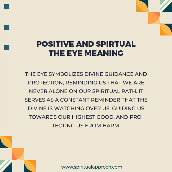 Positive Spiritual Meanings of the Eye
