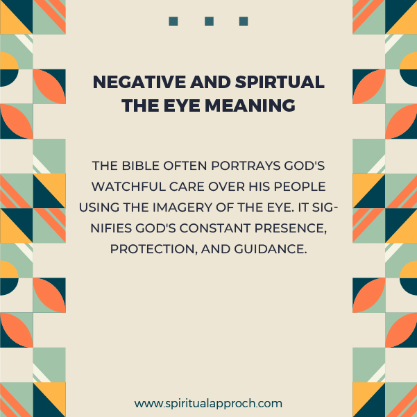 Negative Spiritual Meanings of the Eye