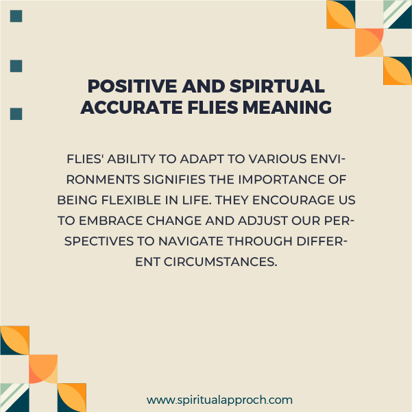 Positive Flies Spiritual Meaning