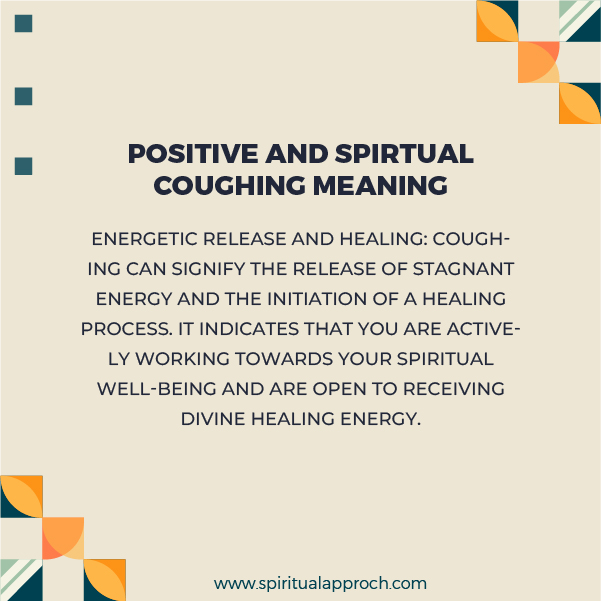 Positive Spiritual Meanings of Coughing
