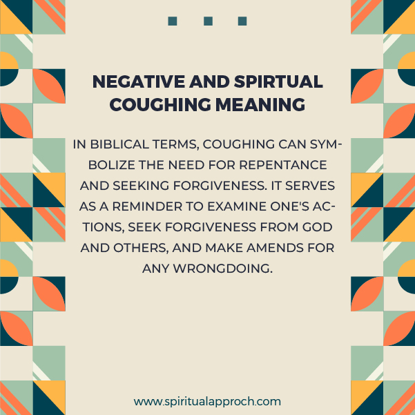 Negative Spiritual Meanings of Coughing