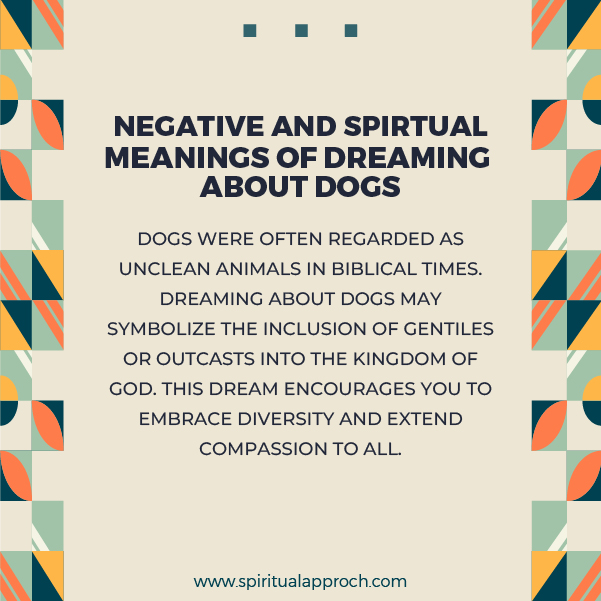 Negative Spiritual Meanings of Dreaming About Dogs