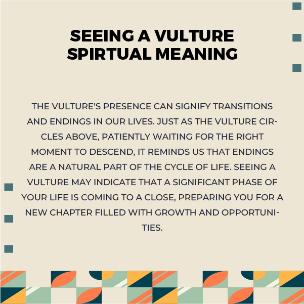 Spiritual Meanings of Seeing a Vulture