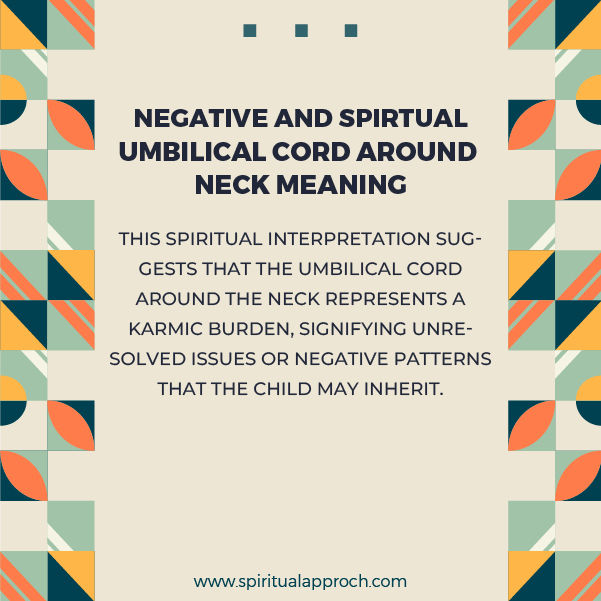Negative Spiritual Meanings of Umbilical Cord Around Neck