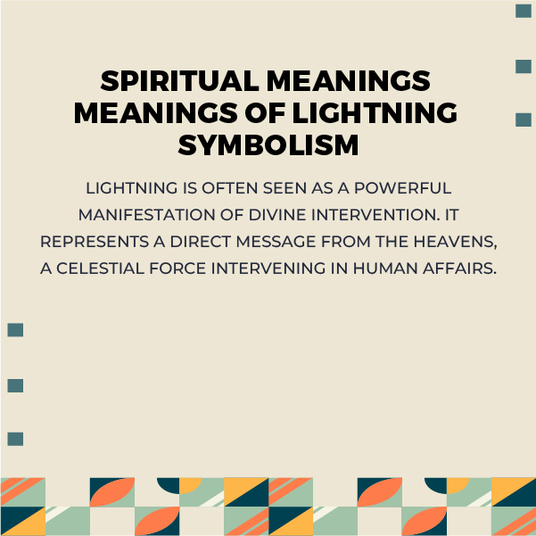 Spiritual Lightning Symbolism