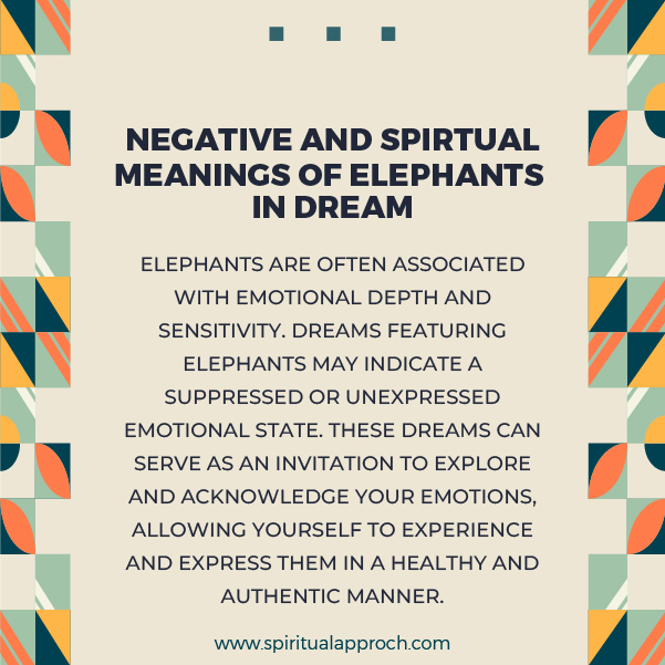 Negative Meanings of Elephants In Dream