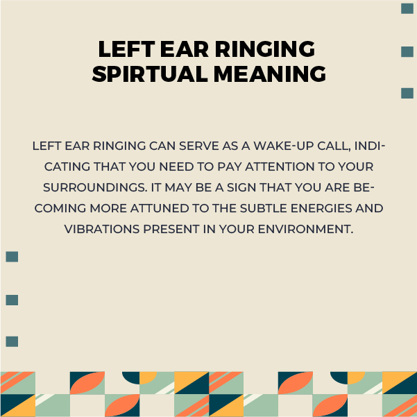 Spiritual Left Ear Ringing Meanings