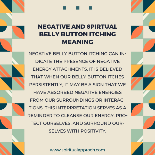 Negative Belly Button Itching Spiritual Meanings