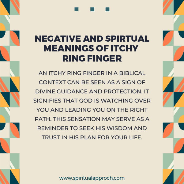 Negative Spiritual Itchy Ring Finger Meanings