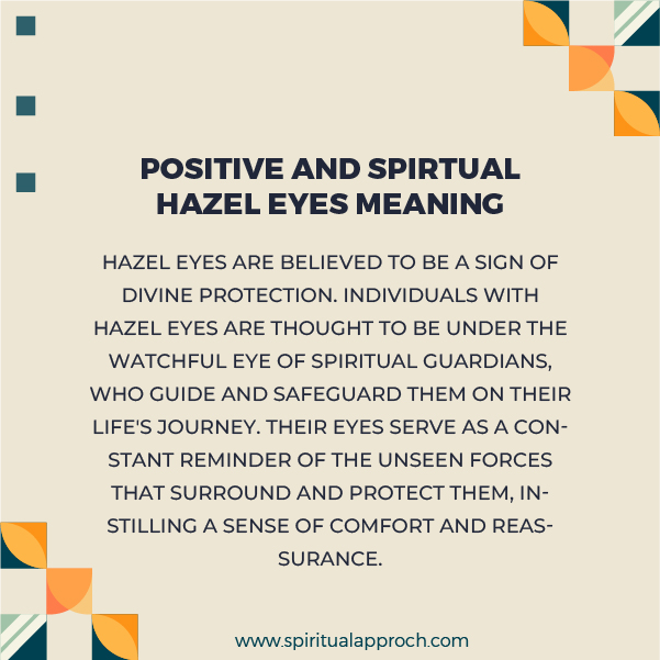 Positive Hazel Eyes Spiritual Meaning