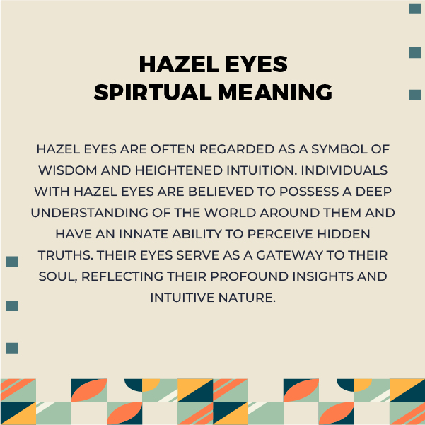 Hazel Eyes Spiritual Meanings