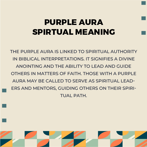 Spiritual Purple Aura Meanings