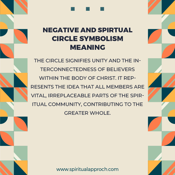 Negative Spiritual Circle Symbolism