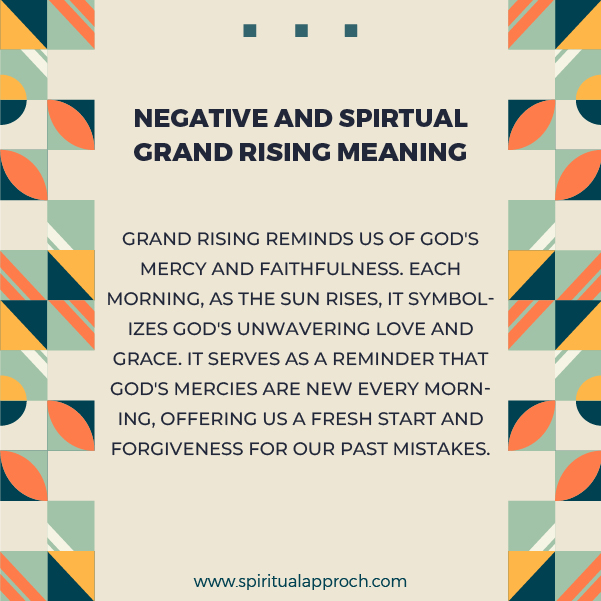 Negative Spiritual Grand Rising Meanings